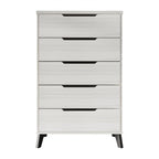Ensemble de chambre à coucher vintage en bois CraftPorch 4 pièces
