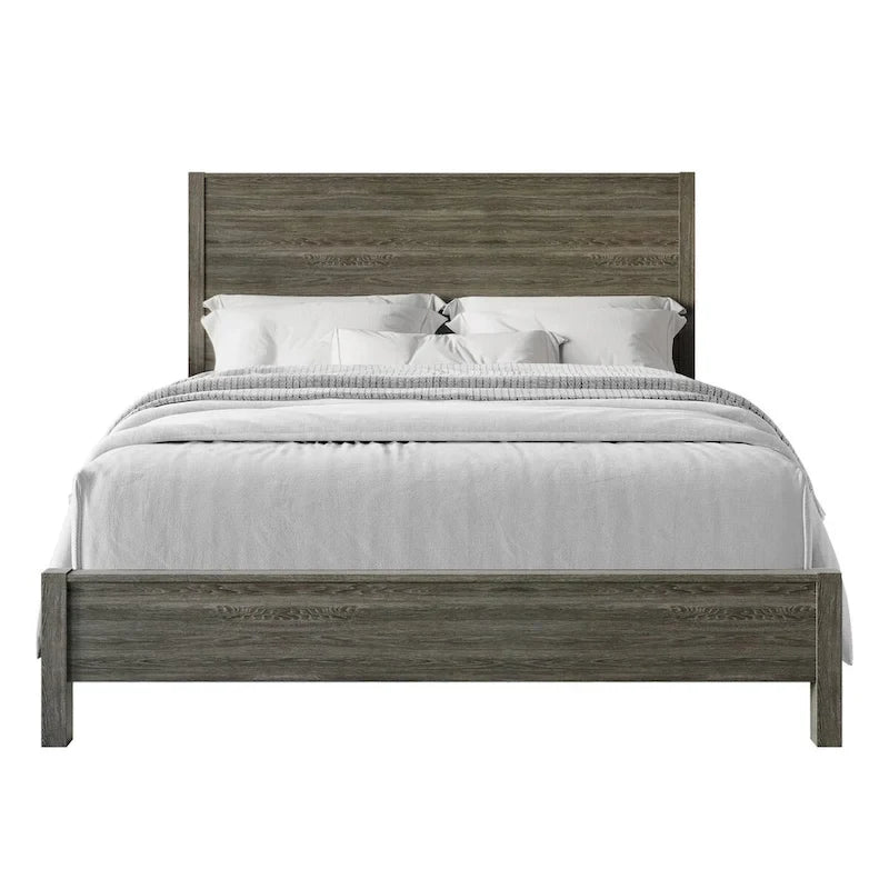 Ensemble de chambre à coucher vintage en bois CraftPorch 4 pièces