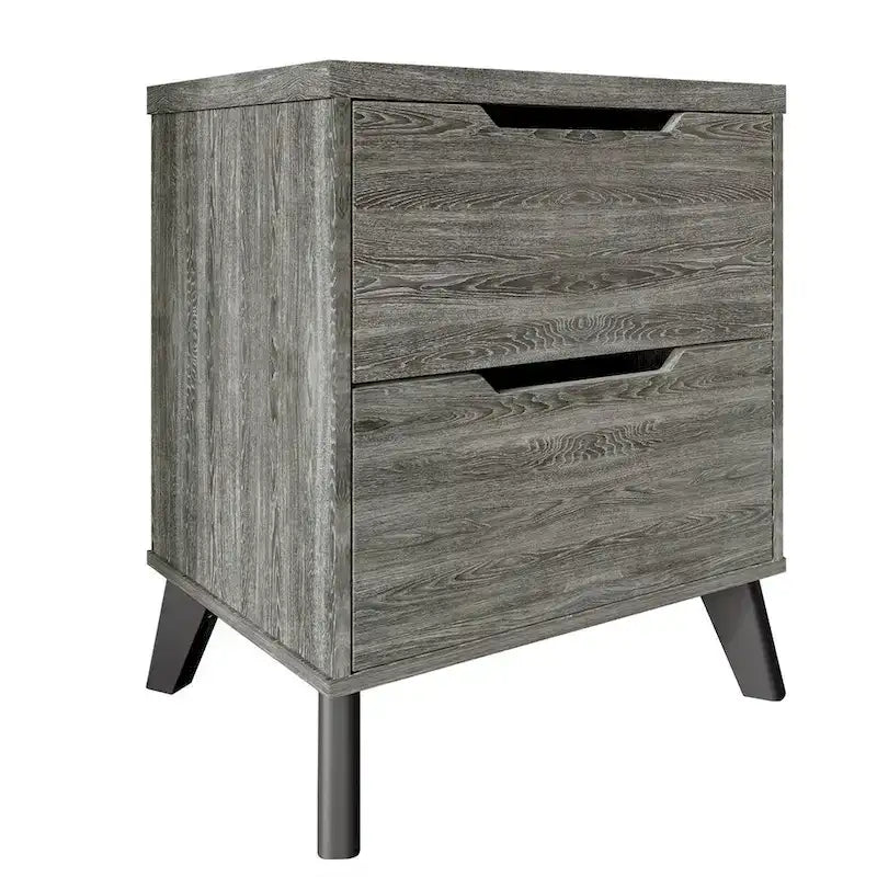 Ensemble de chambre à coucher vintage en bois CraftPorch 4 pièces