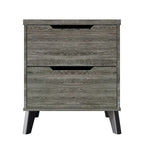 Ensemble de chambre à coucher vintage en bois CraftPorch 4 pièces
