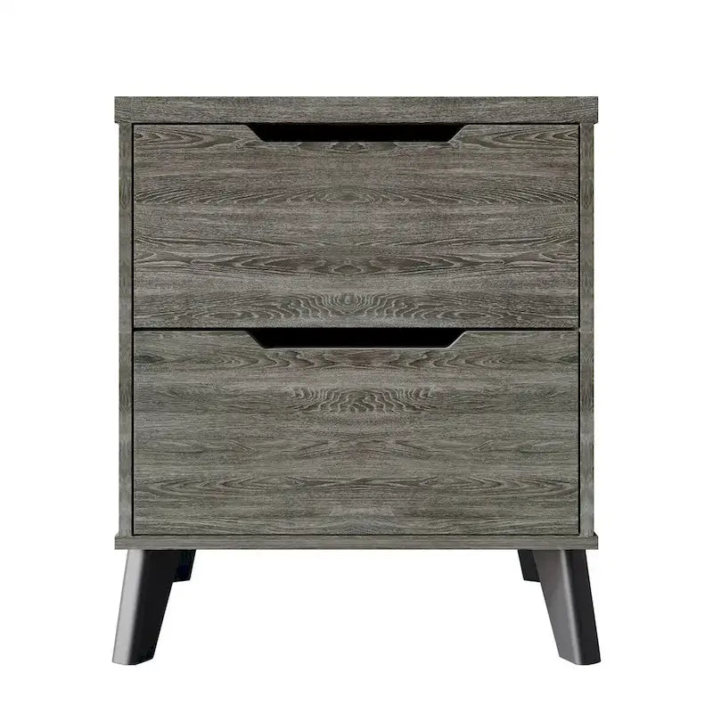 Ensemble de chambre à coucher vintage en bois CraftPorch 4 pièces
