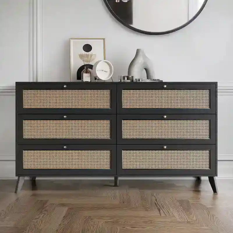 Ensemble de chambre à coucher moderne du milieu du siècle CraftPorch 4 pièces