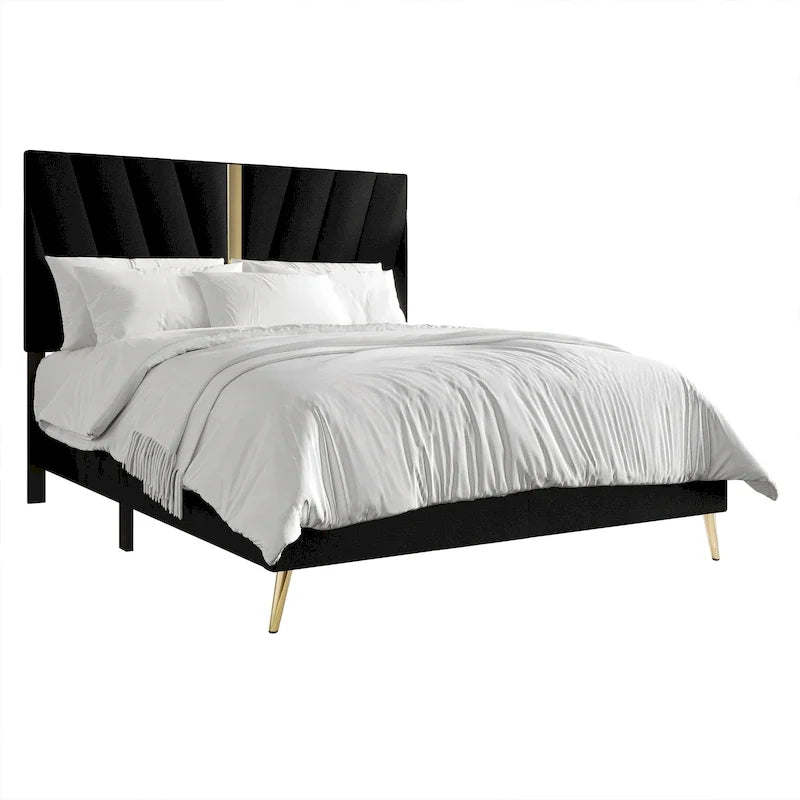 Set camera da letto contemporanea CraftPorch da 4 pezzi