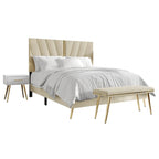 Set camera da letto contemporanea CraftPorch da 4 pezzi