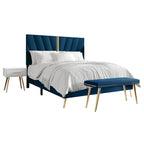 Set camera da letto contemporanea CraftPorch da 4 pezzi