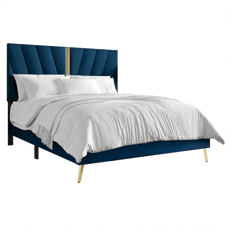Set camera da letto contemporanea CraftPorch da 4 pezzi