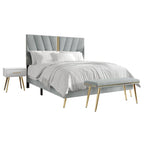 Set camera da letto contemporanea CraftPorch da 4 pezzi