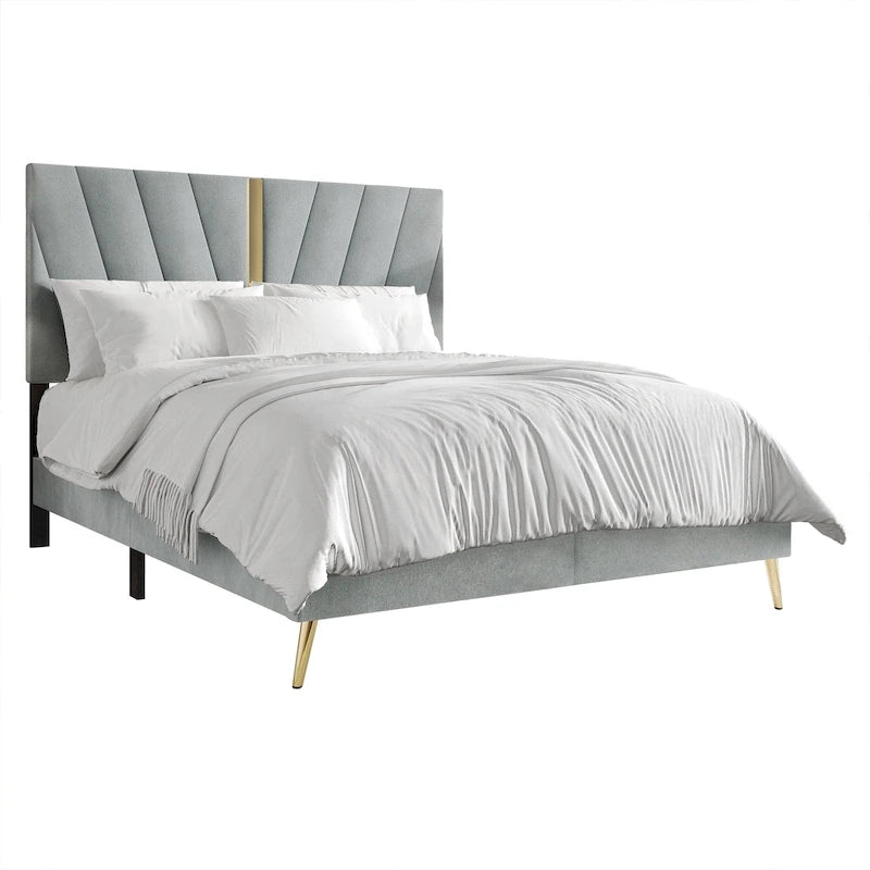 Set camera da letto contemporanea CraftPorch da 4 pezzi
