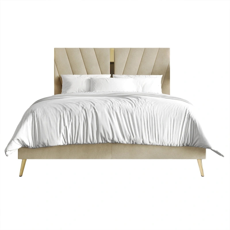 Set camera da letto contemporanea CraftPorch da 4 pezzi