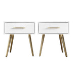 Set camera da letto contemporanea CraftPorch da 4 pezzi