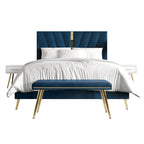 Set camera da letto contemporanea CraftPorch da 4 pezzi