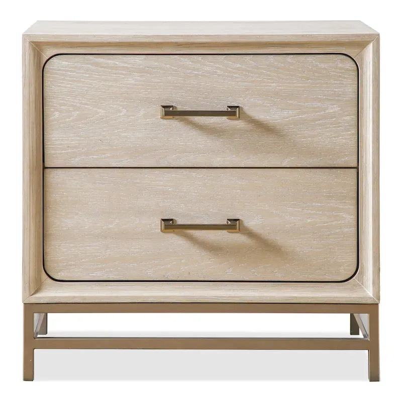Ensemble de chambre à coucher Furniture of America Drayden Transitional en chêne massif, comprenant une commode 3 pièces et 2 tables de chevet.