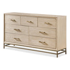 Ensemble de chambre à coucher Furniture of America Drayden Transitional en chêne massif, comprenant une commode 3 pièces et 2 tables de chevet.