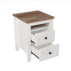 Ensemble de chambre à coucher 3 pièces comprenant un lit plateforme queen avec table de chevet et commode de rangement