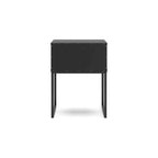 Tête de lit à panneaux noirs Signature Design by Ashley Socalle avec 2 tables de chevet