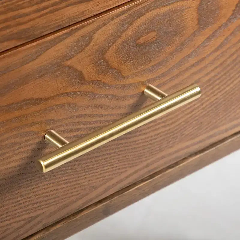 Ensemble de chambre à coucher 3 pièces Beau Midcentury bouclé à oreilles, profil bas, de Furniture of America