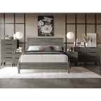 Ensemble de chambre à coucher vintage en bois CraftPorch 5 pièces