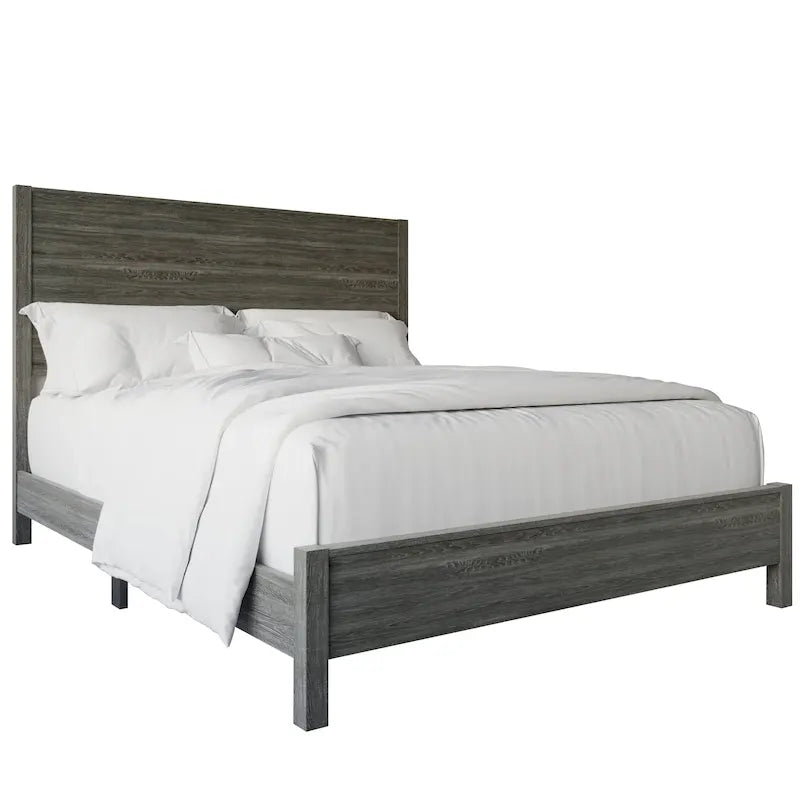 Ensemble de chambre à coucher vintage en bois CraftPorch 5 pièces