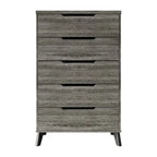 Ensemble de chambre à coucher vintage en bois CraftPorch 5 pièces