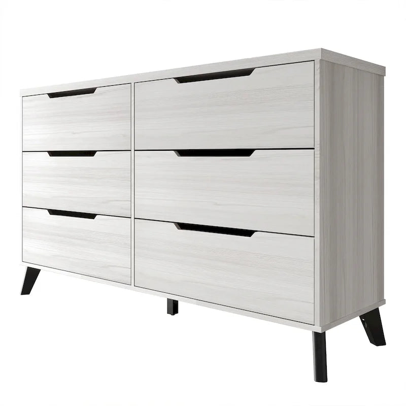 Ensemble de chambre à coucher vintage en bois CraftPorch 5 pièces