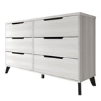 Ensemble de chambre à coucher vintage en bois CraftPorch 5 pièces