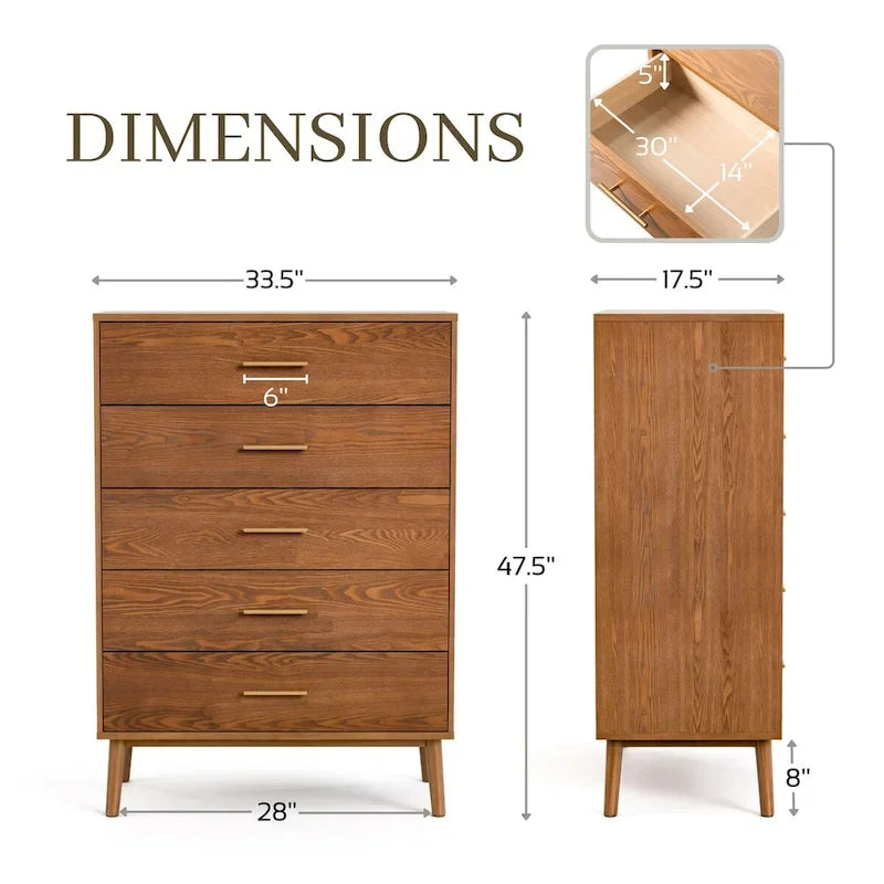 Ensemble de chambre à coucher bas à 6 pièces Beau Midcentury en bouclette, style Queen, de Furniture of America