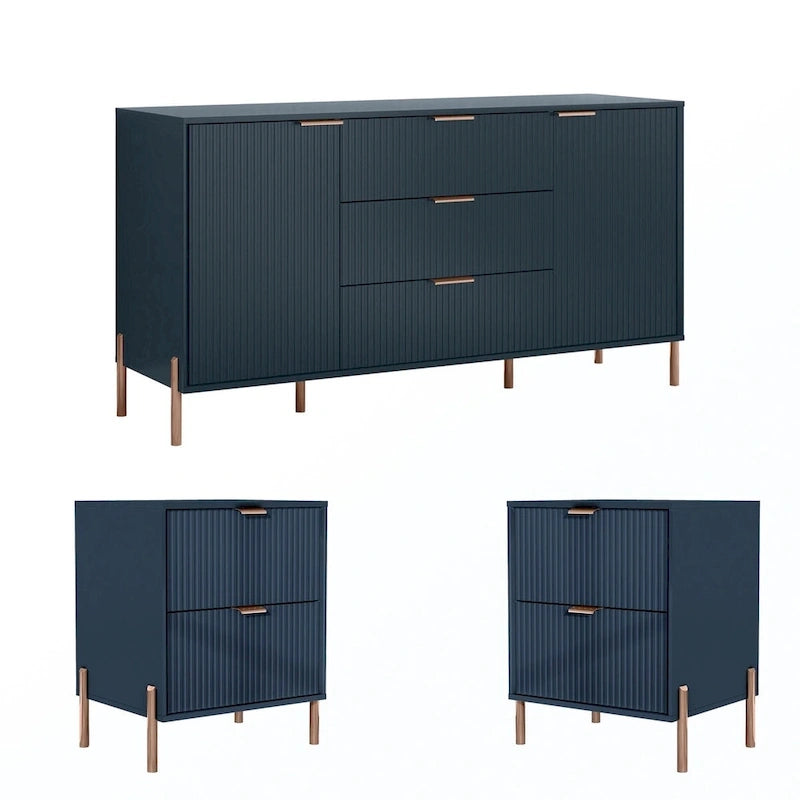 Ensemble de chambre à coucher 3 pièces