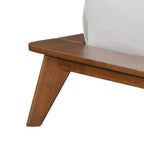 Ensemble de chambre à coucher 5 pièces Beau Midcentury en noyer, style bas, pour lit queen de Furniture of America