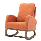 Un salon moderne avec un fauteuil à bascule confortable