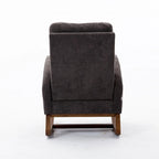 Un salon moderne avec un fauteuil à bascule confortable