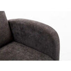 Un salon moderne avec un fauteuil à bascule confortable
