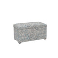 Banc coffre de rangement de salon de style transitionnel