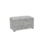 Banc coffre de rangement de salon de style transitionnel