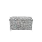 Banc coffre de rangement de salon de style transitionnel