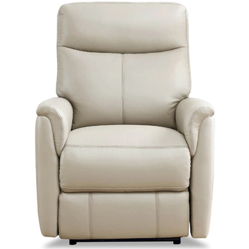 Fauteuil inclinable zéro gravité en cuir pleine fleur avec appuie-tête motorisé
