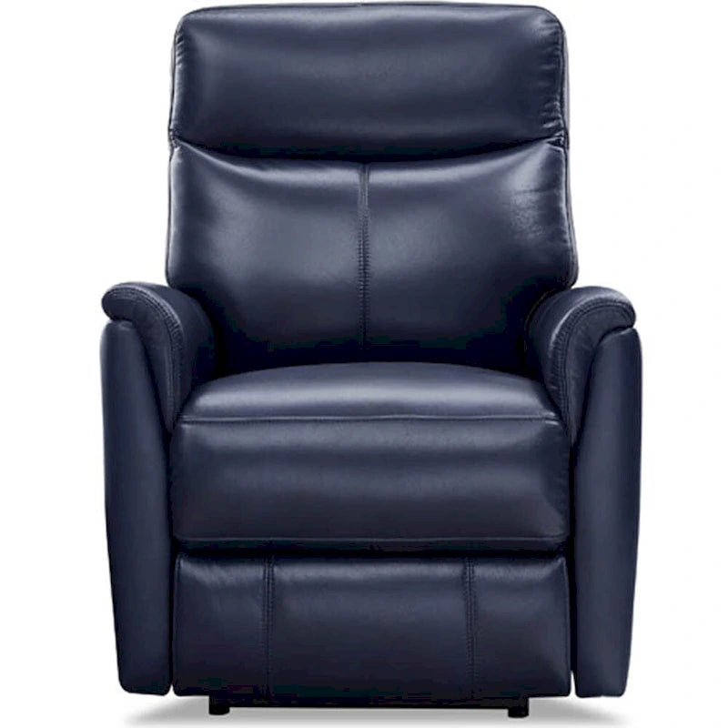 Fauteuil inclinable zéro gravité en cuir pleine fleur avec appuie-tête motorisé