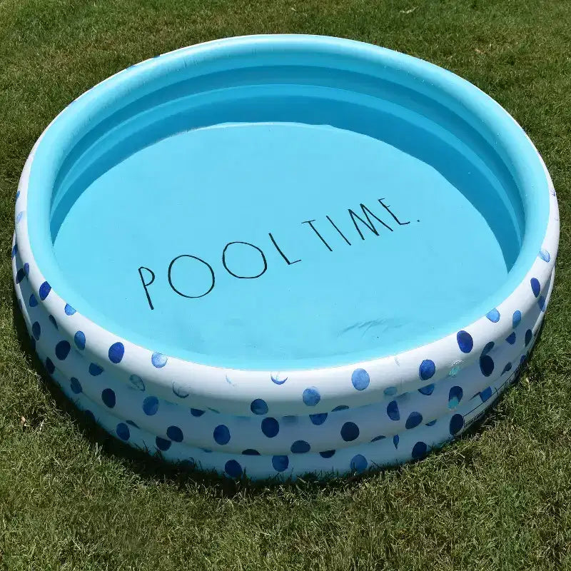 Mini/Pataugeoire CocoNut Outdoor Rae Dunn 54 - Motif à pois indigo