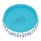 CocoNut Outdoor Rae Dunn 54 Mini/Kiddie Pool - Indigo Polka Dot Patterned