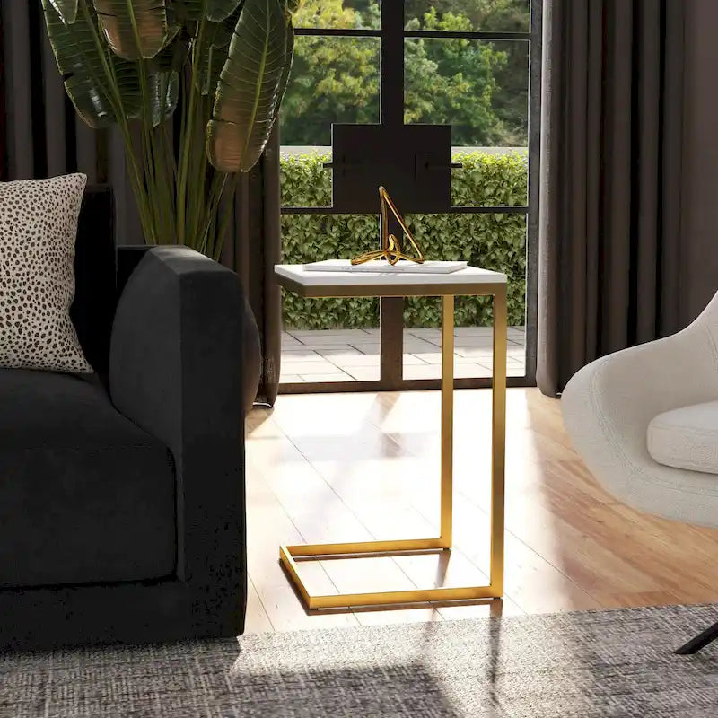 Table d'appoint en marbre