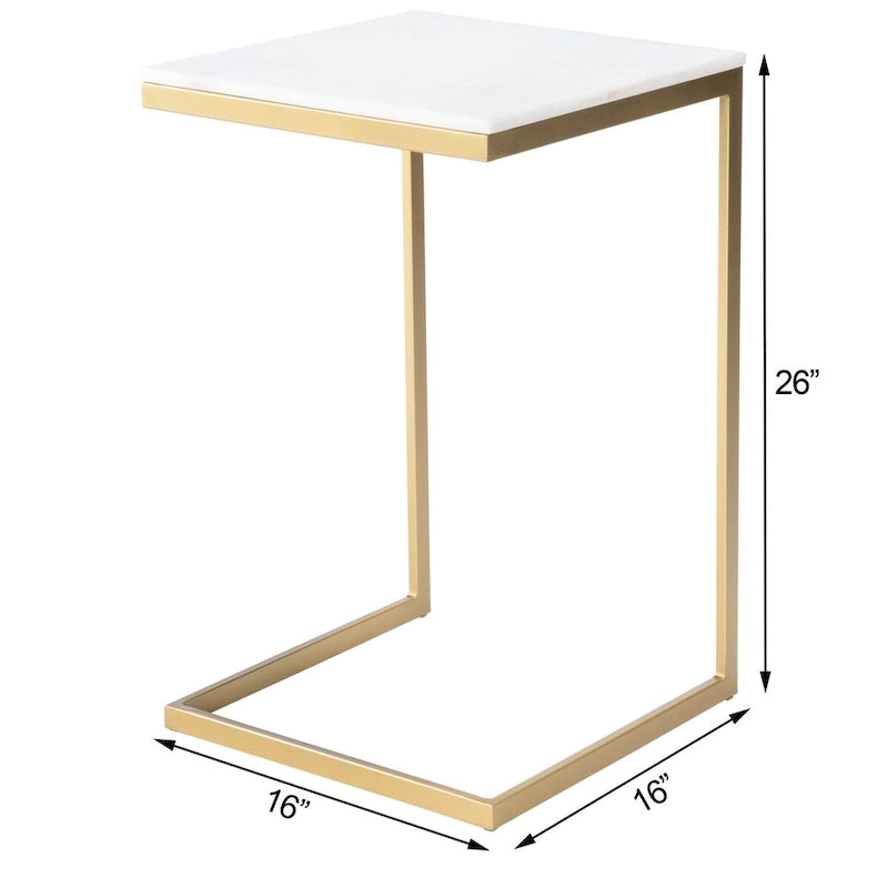 Table d'appoint en marbre