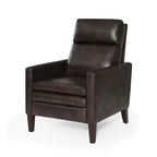 Fauteuil inclinable à pousser en similicuir