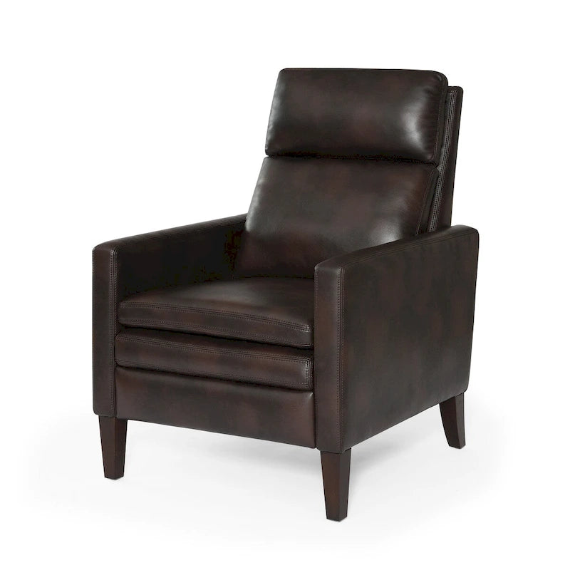 Fauteuil inclinable à pousser en similicuir