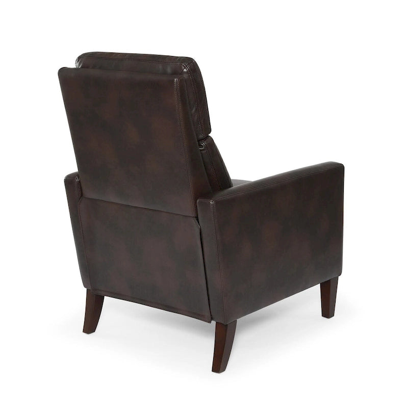 Fauteuil inclinable à pousser en similicuir