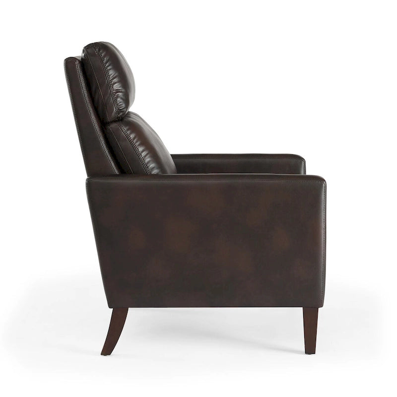 Fauteuil inclinable à pousser en similicuir