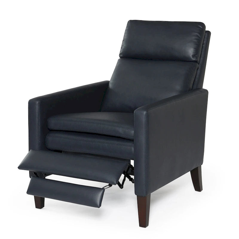 Fauteuil inclinable à pousser en similicuir