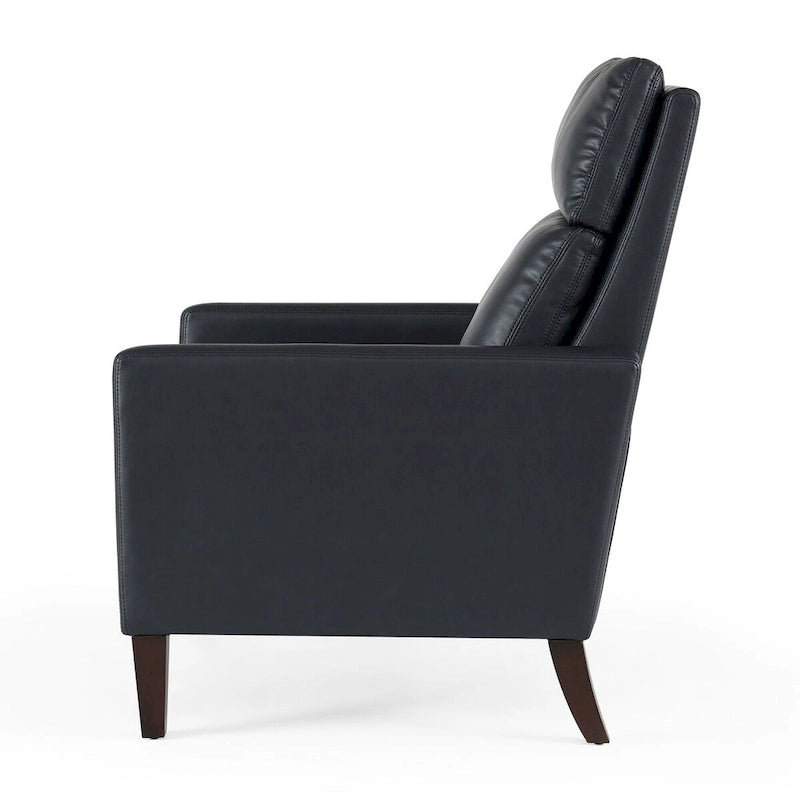 Fauteuil inclinable à pousser en similicuir