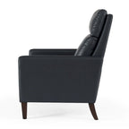 Fauteuil inclinable à pousser en similicuir