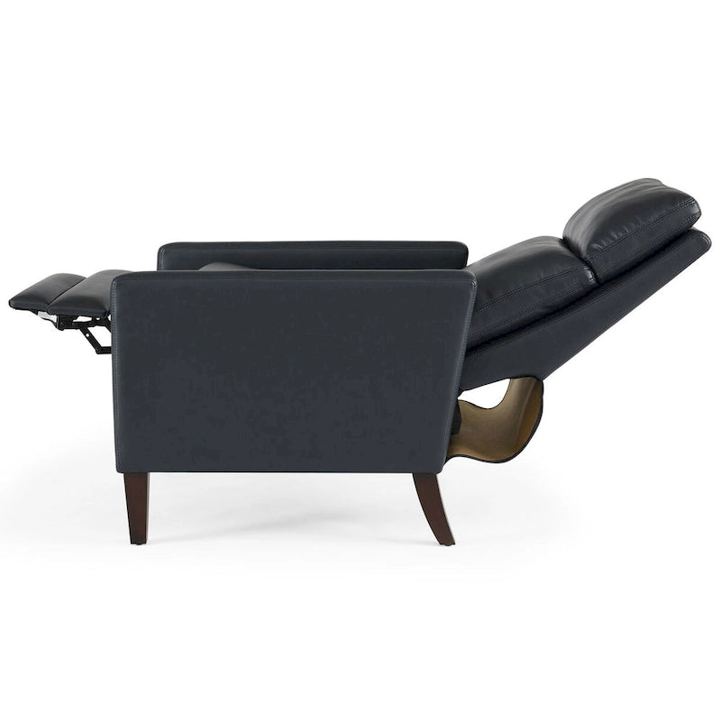 Fauteuil inclinable à pousser en similicuir