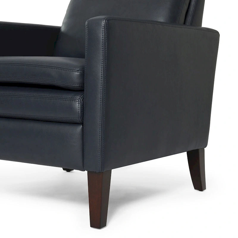 Fauteuil inclinable à pousser en similicuir