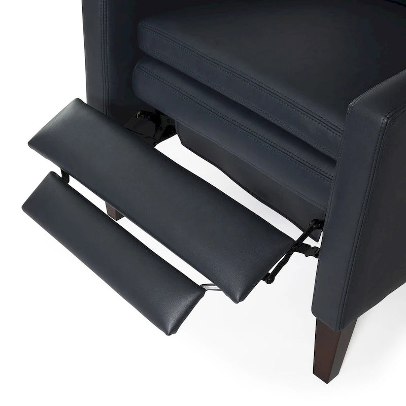 Fauteuil inclinable à pousser en similicuir